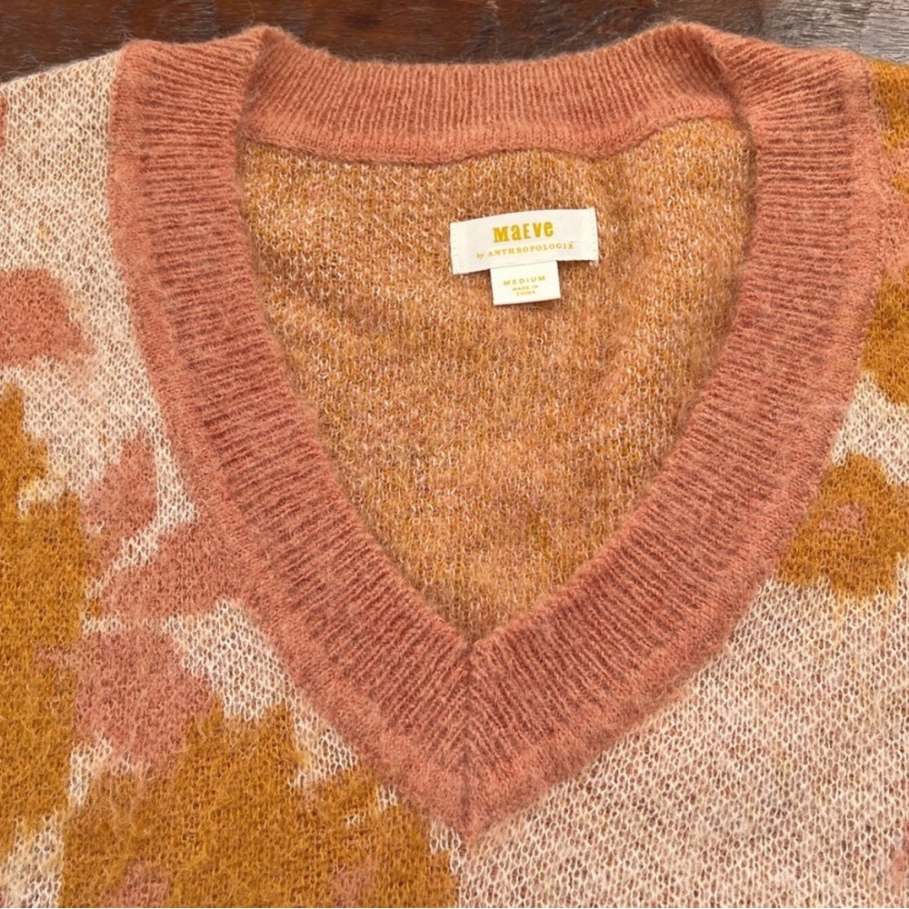 Maeve Floral V-Neck Sweater Vest - Picture 6 of 10